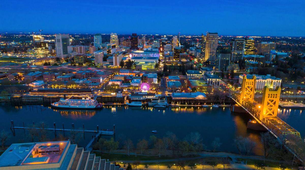 Sacramento at night